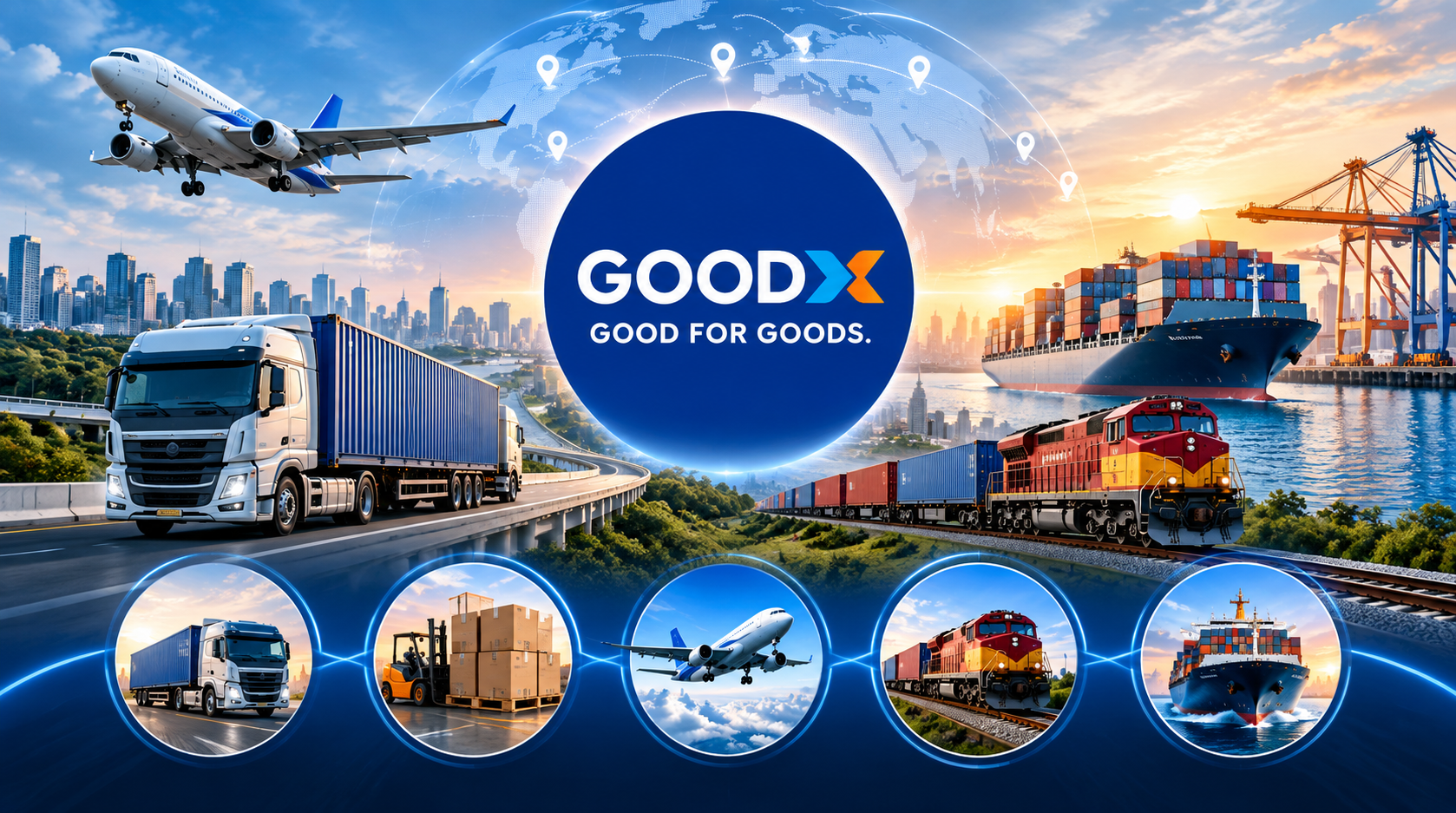 GOODX Multi-Modal Logistics Banner